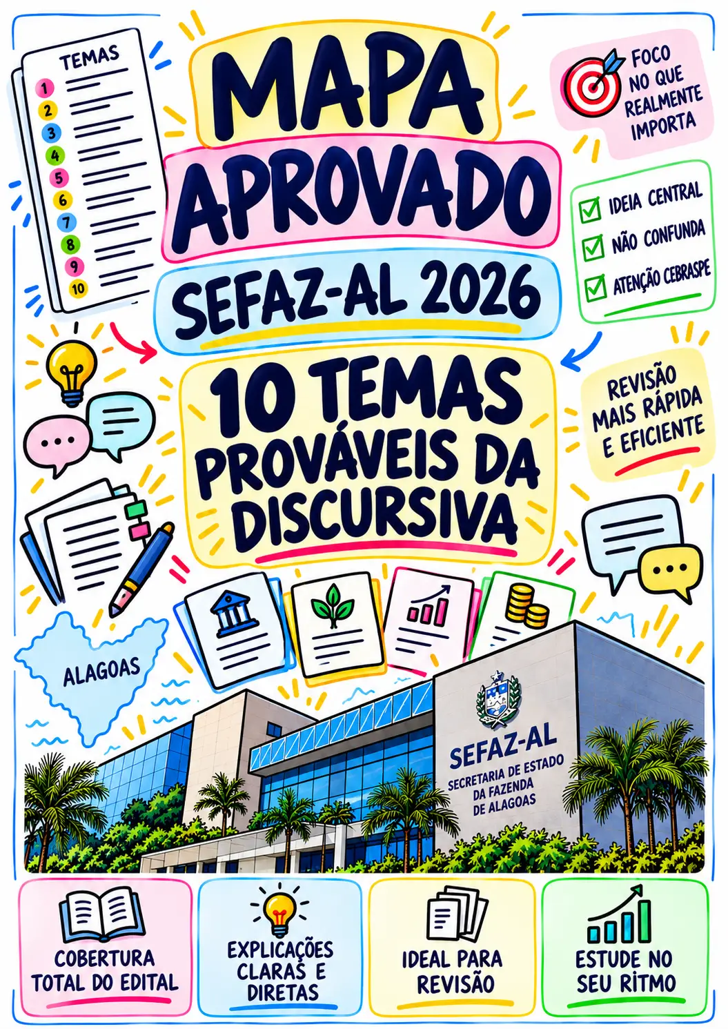 Capa do bônus 10 Temas Prováveis da Discursiva